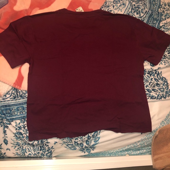 PINK Cropped Short Sleeve Tee - Picture 5 of 5